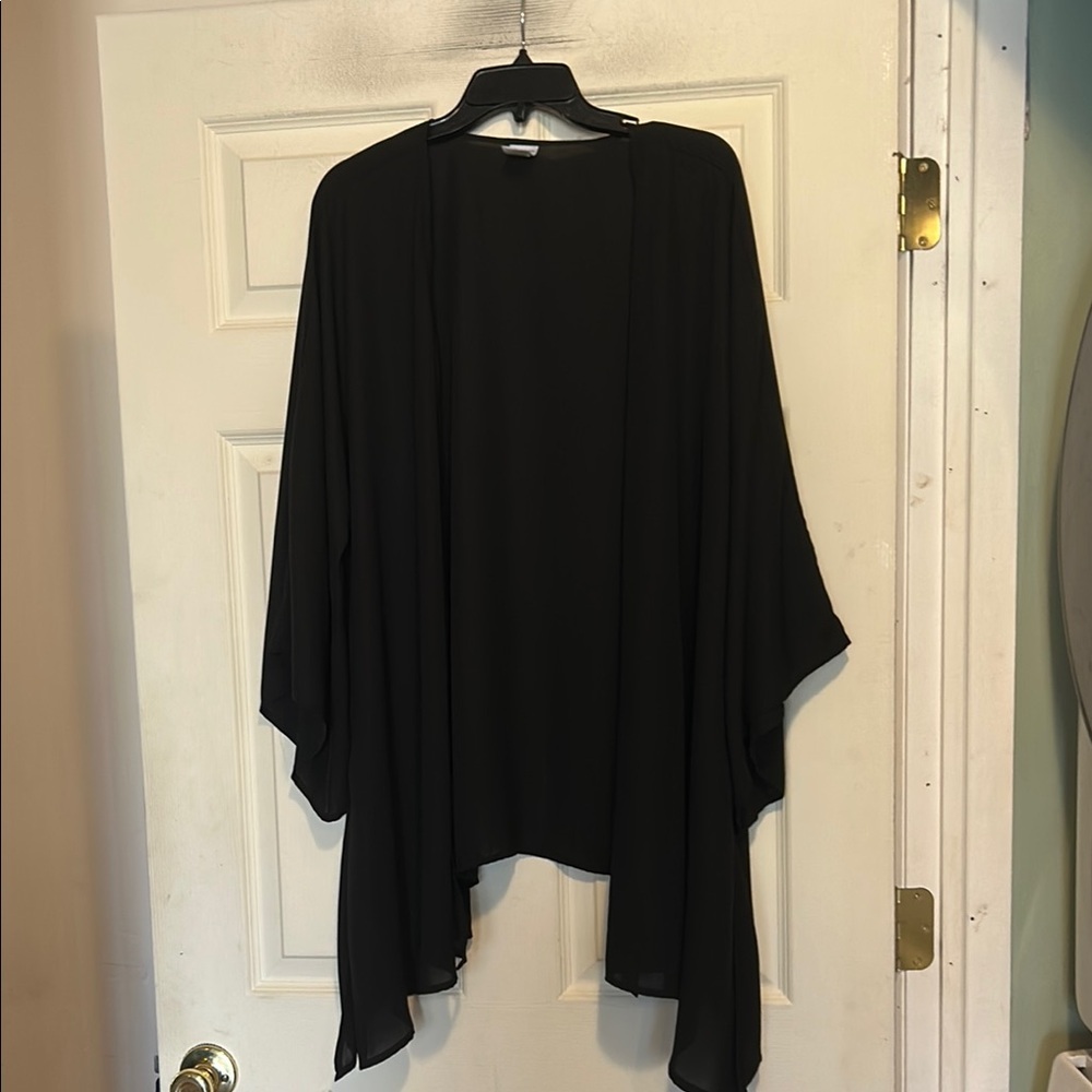 Sheer Black Cardigan Size S/M